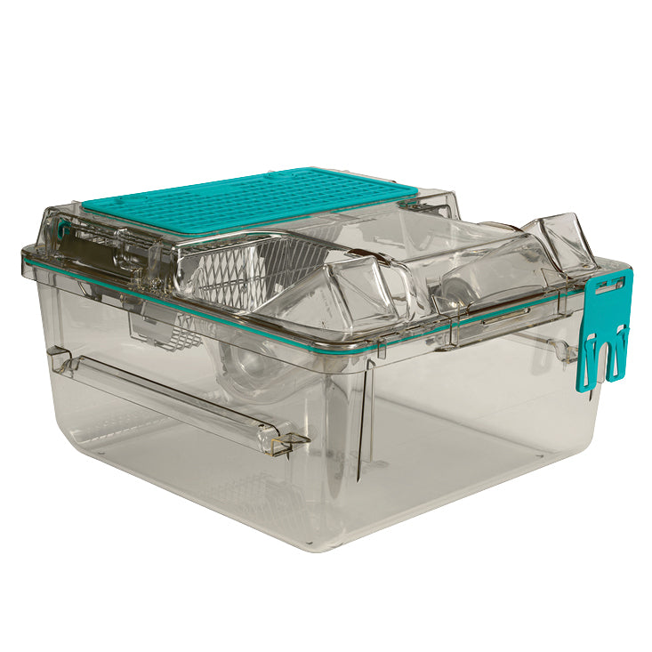 Single Sided Emerald 1050 Rat Rack with 40 Cage Places and Cages Included