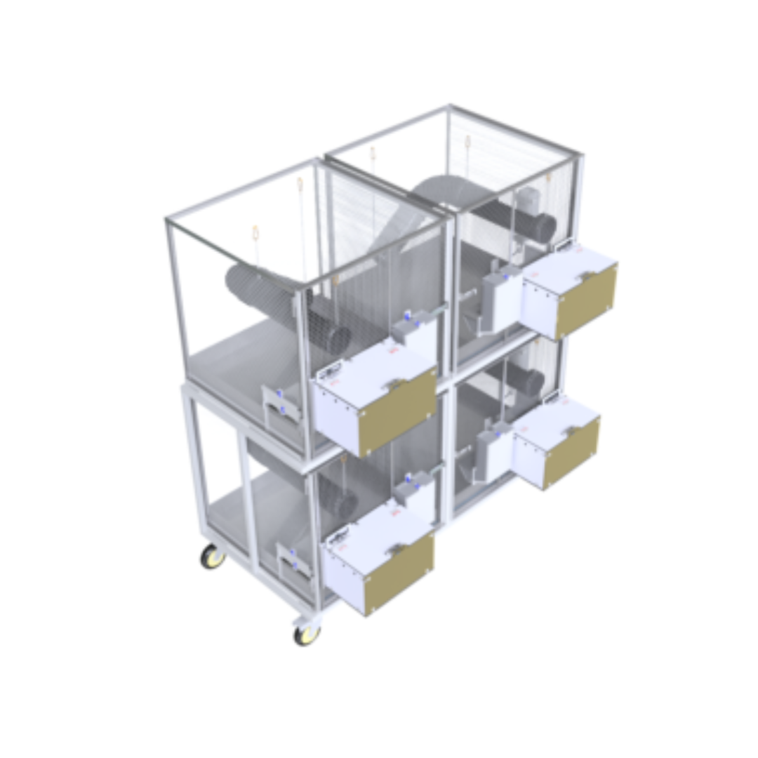 Ferret Hutches with Rack