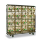 Single Sided Green Line GR1800 Double Decker Rat Cage Rack with 16 Cage Places